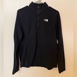 The North Face Women's Black Quarter-Zip Fleece Top